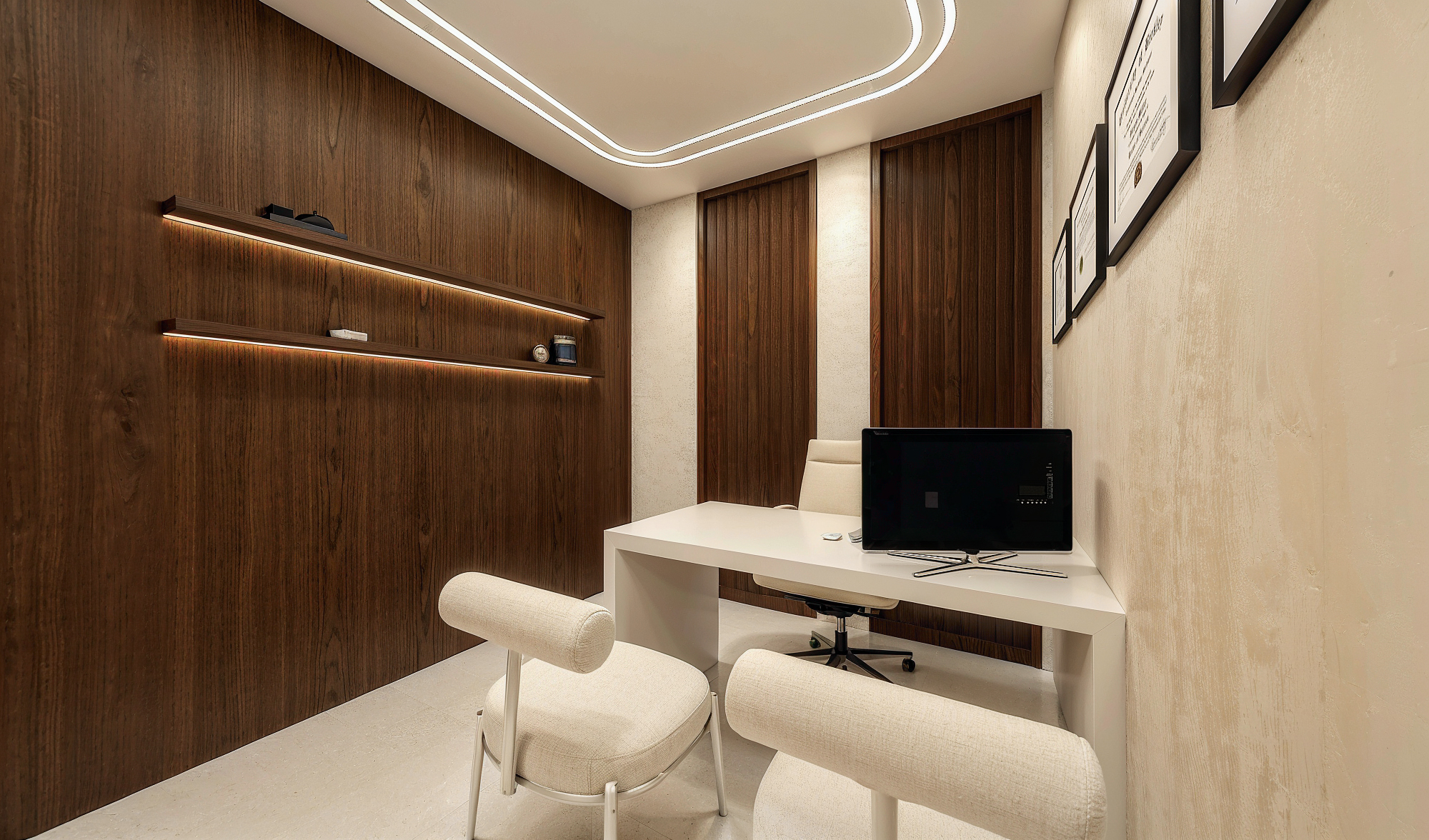 The office where treatment plans and fees are discussed
